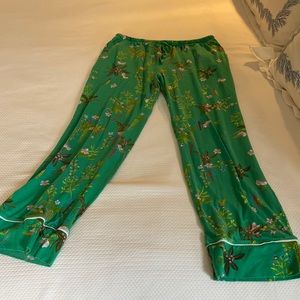 The Cat’s Pajamas Aurora's Garden Pima Knit Pajama. Size medium